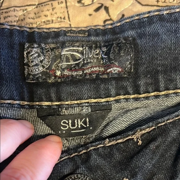 Silver Suki Mid slim BOOT Size 36/31 - Picture 2 of 4